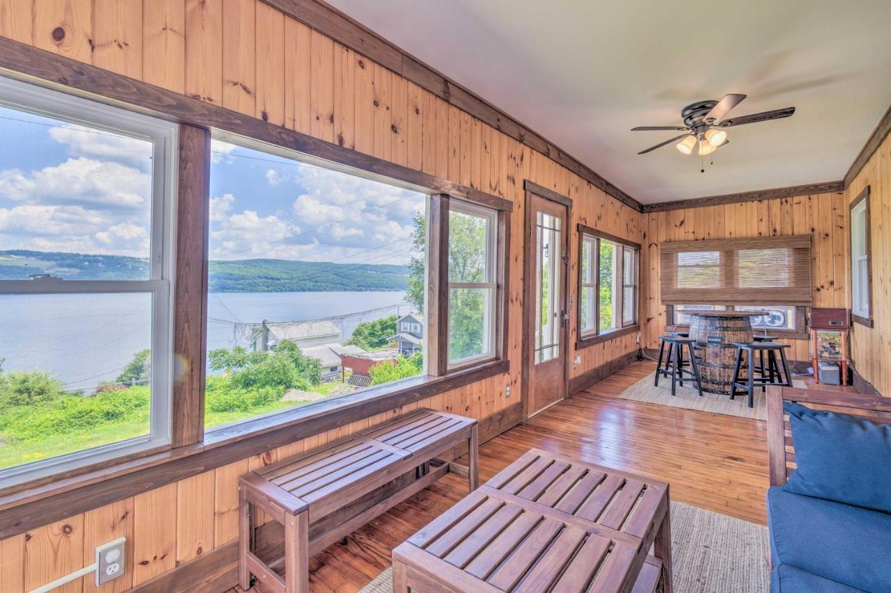 Watkins Glen Lakeview Cottage With Waterfall! Ngoại thất bức ảnh